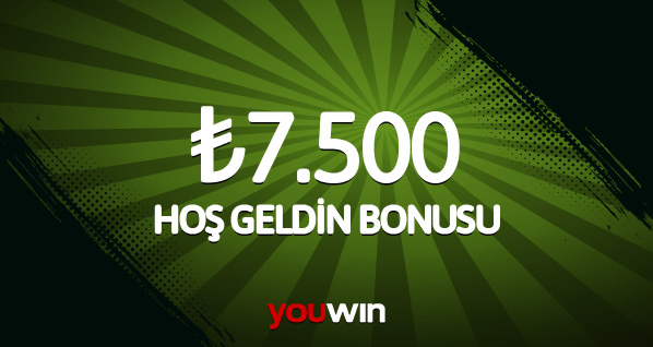 Youwin Hoş Geldin Bonusu - 7500 TL