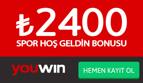 Youwin 2400 TL Hoş Geldin Bonusu