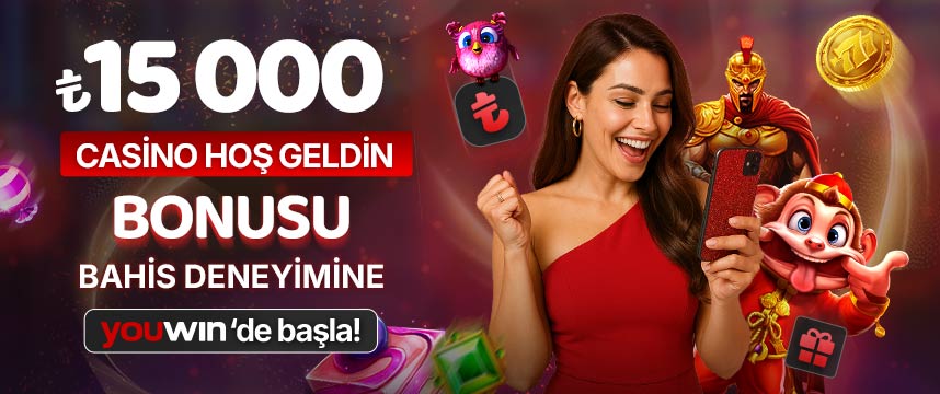 Youwin Casino Hoş Geldin Bonusu