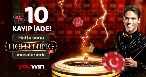 Lightning Rulet Oyunlarında %10 Kayıp İade Bonusu